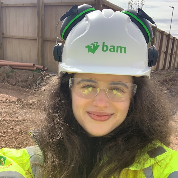 Yasmin Struthers-Frost on site (image: Bam)